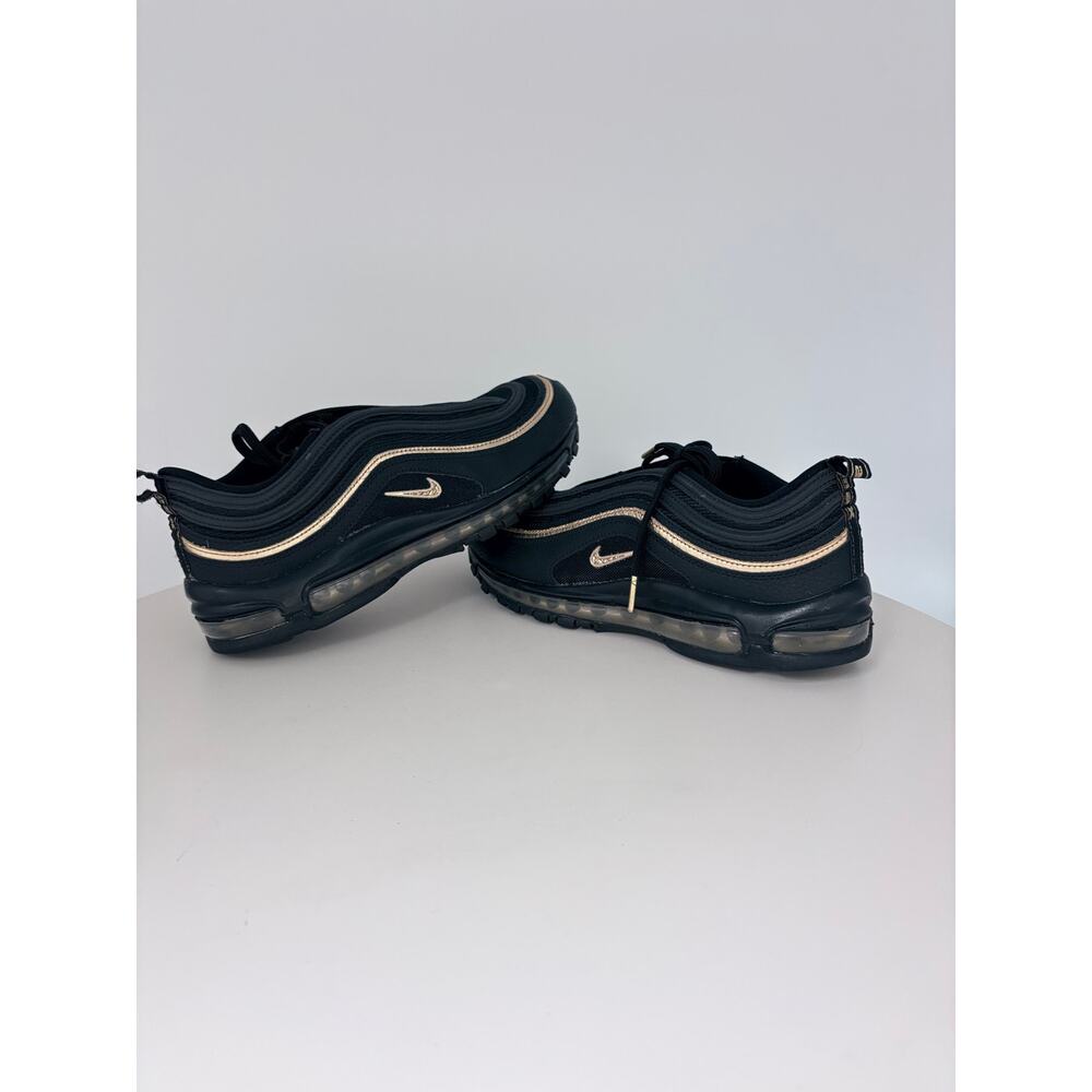 Nike Air Max 97 CM Black Metallic Gold Sneakers - Picture 4 of 7